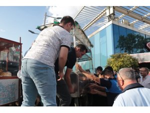 Bursa’da olaylı seyyar operasyonu