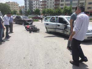 Kastamonu’da motosiklet ile otomobil çarpıştı: 1 yaralı