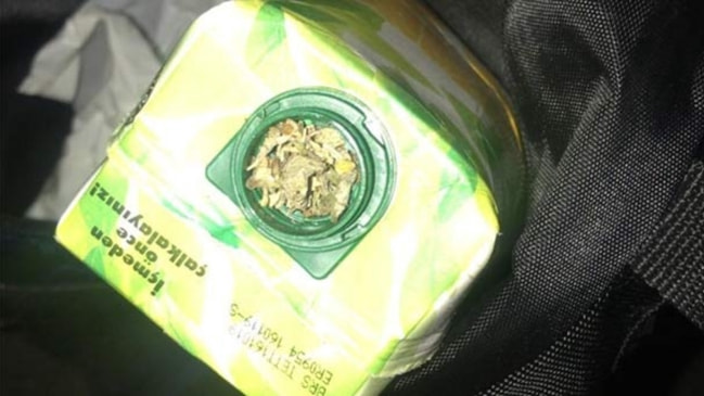 Bayram öncesi yoğun önlem... Meyve suyu kutusunun içinden çıktı!