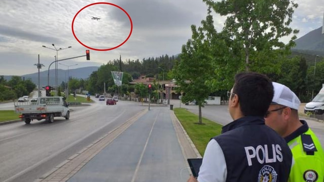 Drone destekli 'güvenli bayram' denetimi!