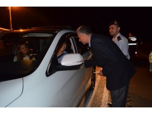 Kaymakamdan gece yarısı şok denetim