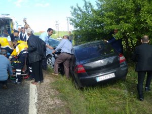 Karabük'te iki otomobil çarpıştı: 4 yaralı
