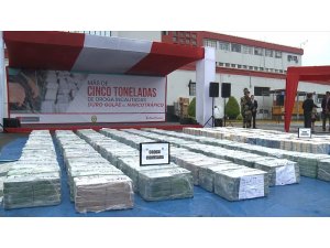 Peru’da 5 ton kokain ele geçirildi