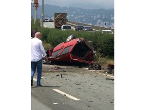 Rize’de feci kaza:1 ölü