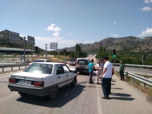 Amasya’da trafik kazası: 2 yaralı