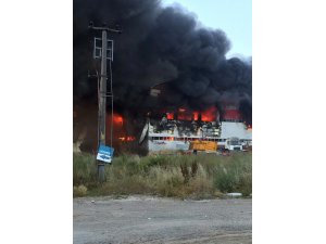 Kocaeli’de fabrika alevlere teslim oldu