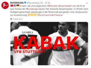 Ozan Kabak, Bundesliga’da ’Yılın Çaylağı’ seçildi