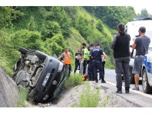 Bolu Dağında kaza: 1 ölü, 3 yaralı