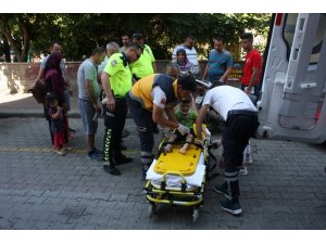 Yaya geçidindeki kazada 5 yaşındaki çocuk yaralandı