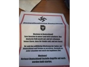 Almanya’da Müslümanlara tehdit mektubu