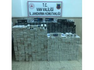Çaldıran’da 19 bin 952 paket kaçak sigara ele geçirildi