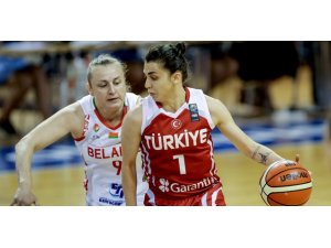 A Milli Kadın Basketbol Takımı, hazırlık maçında Belarus’u mağlup etti