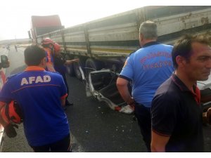 Kahramanmaraş’ta trafik kazası 1 ölü, 7 yaralı