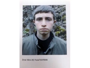 Gri kategoride aranan terörist Yusuf Kayran etkisiz hale getirildi