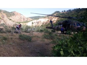Üzerine kaya parçası düşen şahıs hayatını kaybetti