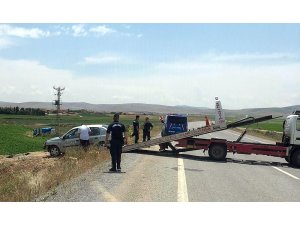 Konya’da trafik kazası: 2 yaralı