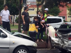 Acısını unuttu, kızını avuttu