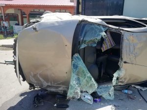 Erzurum’da otomobil takla attı: 1 ölü, 4 yaralı