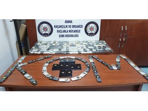 Adana’da kaçak cep telefonu operasyonu
