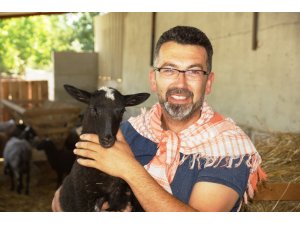 Yetiştirdiği koyunları internet üzerinden satıyor