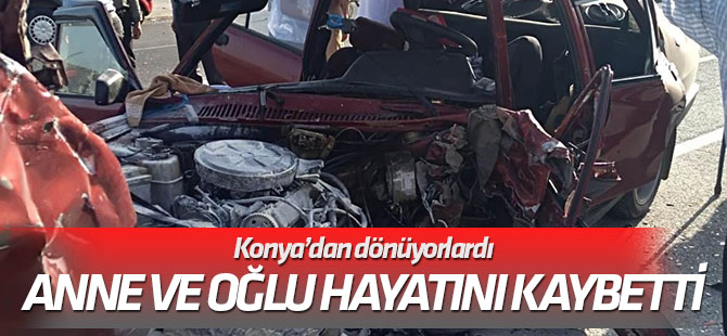 Konya’dan dönüşte hayatlarını kaybettiler