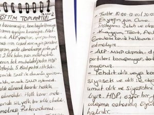 Gizli tutanaklar ortaya çıktı: Amaç AK Parti hükümetini devirmek!