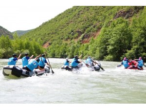 Dünya Rafting Şampiyonası heyecanı, Tunceli’de başladı