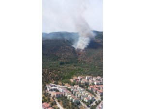 Kazdağları'ndaki çöplük yangını