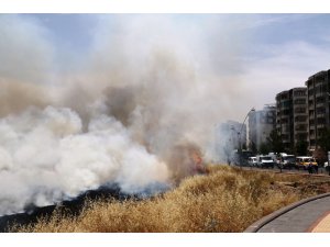 Diyarbakır’da anız yangınları hayatı felç etti