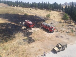 Hatay’da cephanelik çevresinde yangın