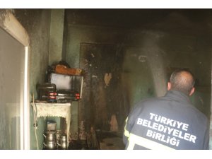 Buzdolabı yangına sebep oldu