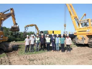 Kırklareli'ndeki "Türk Akımı" doğal gaz hattı çalışmaları