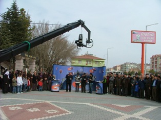 Kulu'da TRT6 için çekim yapıldı