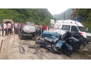 Uzungöl yolunda kaza: 3 yaralı