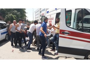 Adliye çıkışında ortalık savaş alanına döndü