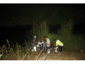 Sulama kanalında kurtarma operasyonu