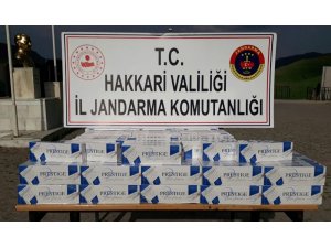 Yüksekova’da 2 bin paket kaçak sigara ele geçirildi