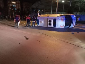 AMBULANSIN KARIŞTIĞI KAZADA YARALI SAYISI 7’YE YÜKSELDİ