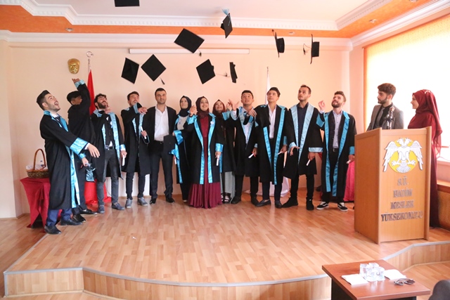 Hadim Meslek Yüksekokulunda mezuniyet töreni