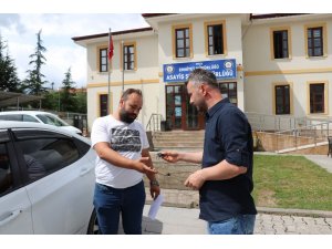 Umudunu kestiği çalınan arabasına 2 yıl sonra kavuştu