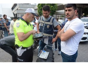 Emniyetten motosiklet uygulaması