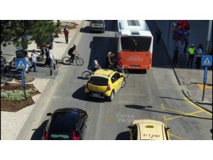 Hatalı sürücü ve yayalar drone’dan kaçamadı