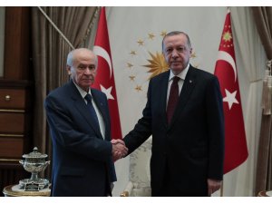 Cumhurbaşkanı Erdoğan’ın  Devlet Bahçeli ile görüştü