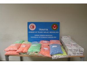 Kapıkule’de yaklaşık 500 bin adet ecstasy ele geçirildi