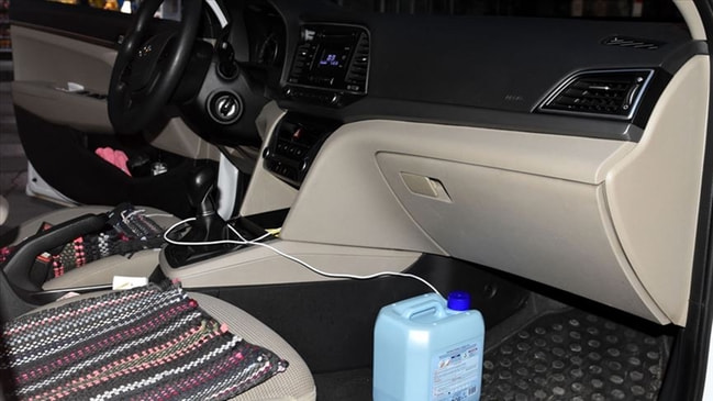 Aracına rakı düzeneği kurdu... Ehliyetine 2049 yılına kadar el konuldu...