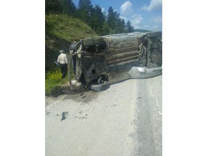 Kastamonu’da trafik kazası: 2 yaralı