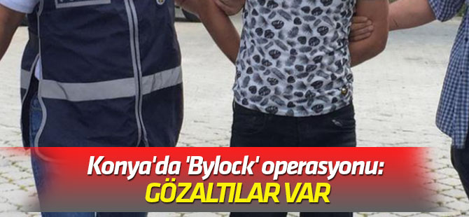 Konya'da 'Bylock' operasyonu: 5 gözaltı