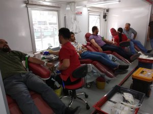 Karapınarda kan bağışı kampanyası