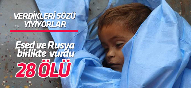 Rusya ve Suriye uçakları Hama ve İdlib’e saldırdı: 28 ölü