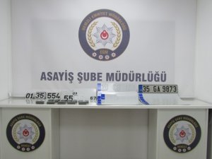 Çalıntı otolara sahte plaka basan iş yerine operasyon